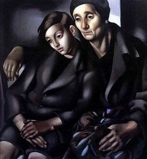 Lempicka oil painting
