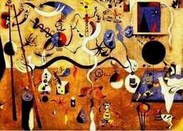 Miro oil painting