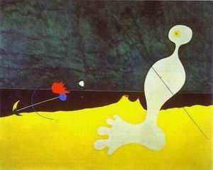 Miro oil painting