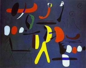 Miro oil painting