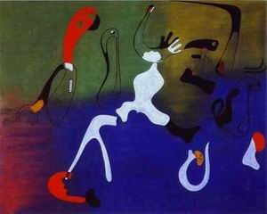 Miro oil painting