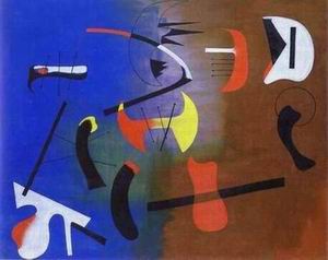 Miro oil painting