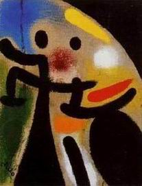 Miro oil painting