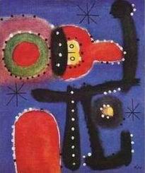 Miro oil painting