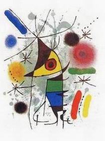Miro oil painting