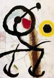 Miro oil painting