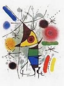 Miro oil painting