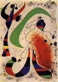 Miro oil painting