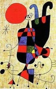 Miro oil painting