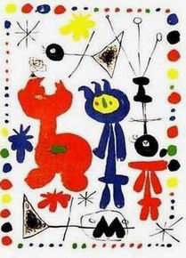 Miro oil painting