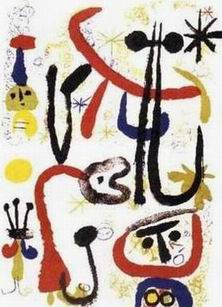 Miro oil painting