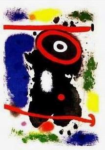 Miro oil painting