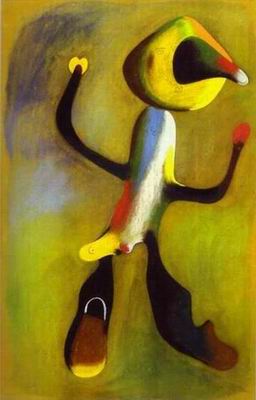 Miro oil painting