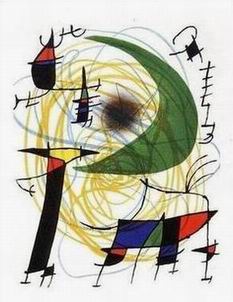 Miro oil painting
