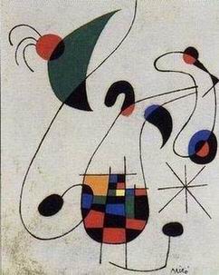 Miro oil painting