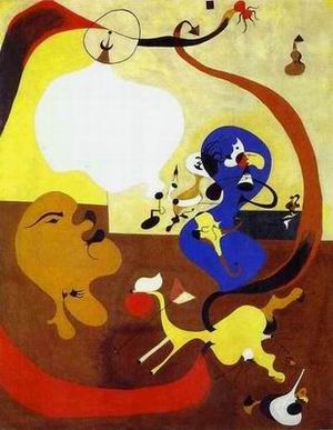 Miro oil painting