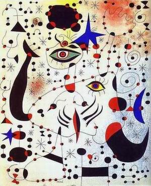 Miro oil painting