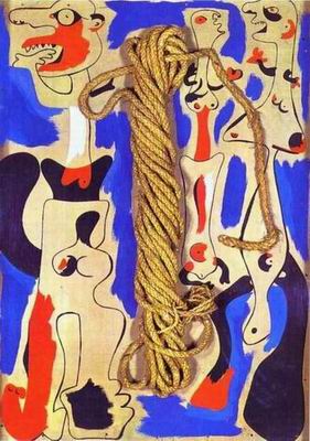 Miro oil painting