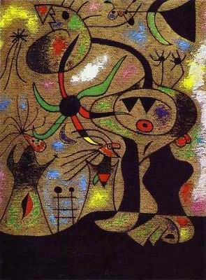 Miro oil painting