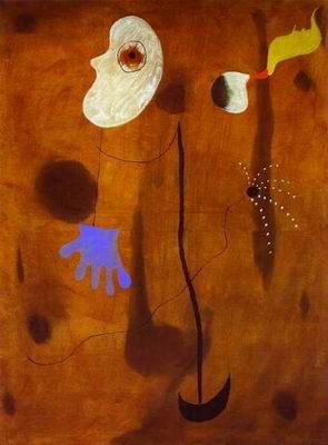 Miro oil painting