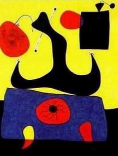 Miro oil painting