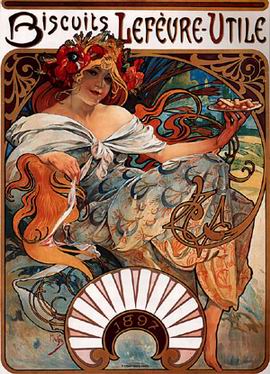 Mucha Alphonse oil painting