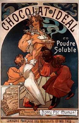 Mucha Alphonse oil painting
