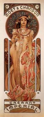Mucha Alphonse oil painting