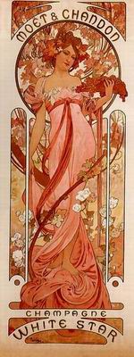 Mucha Alphonse oil painting