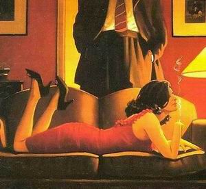 Vettriano oil painting