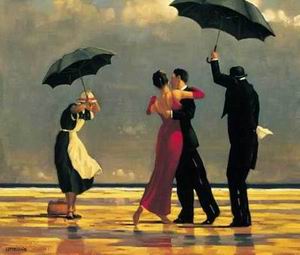 Vettriano oil painting