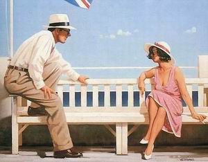 Vettriano oil painting