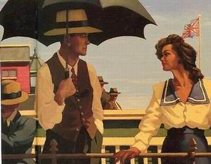 Vettriano oil painting