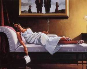 Vettriano oil painting