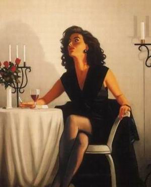 Vettriano oil painting
