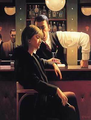 Vettriano oil painting