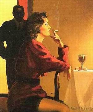 Vettriano oil painting