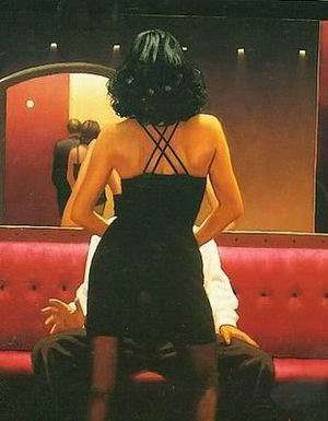 Vettriano oil painting