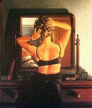 Vettriano oil painting