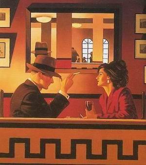 Vettriano oil painting