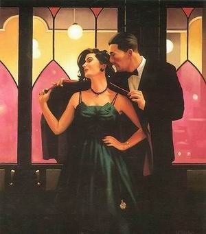 Vettriano oil painting