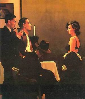 Vettriano oil painting