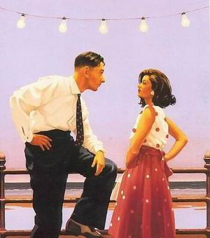 Vettriano oil painting