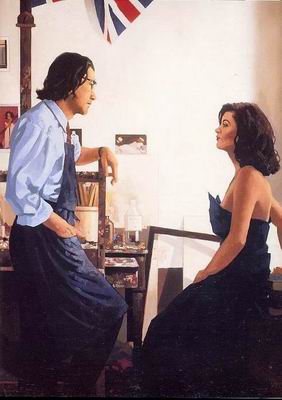 Vettriano oil painting