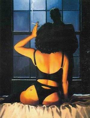 Vettriano oil painting