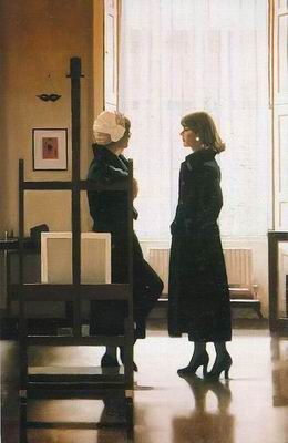Vettriano oil painting