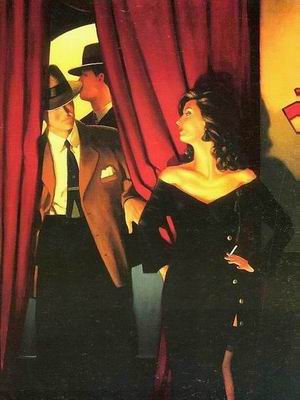 Vettriano oil painting