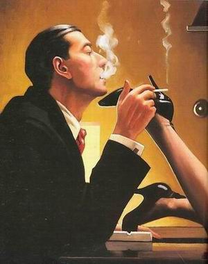 Vettriano oil painting