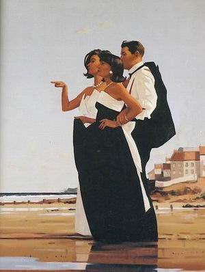 Vettriano oil painting