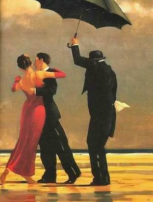 Vettriano oil painting